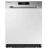 Samsung DW60M6050SS - Oppvaskmaskin - innebygd - Nisje - bredde: 60 cm - dybde: 58 cm - høyde: 82 cm - sølv