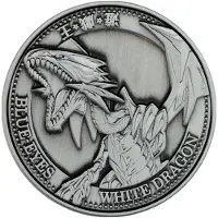 Fanattik Begrenset Utgave Yu-gi-oh! Blue-eyes White Dragon Samlermynt
