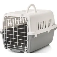 Savic Zephos 1, hvid/grå, 48x31,5x30cm, metal dør