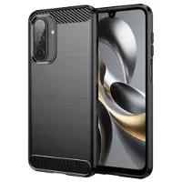 Mtp Products Samsung Galaxy A17/F17/M17 Børstet TPU-deksel - karbonfiber - svart