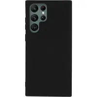 Mtp Products Mot Fingeravtrykk Matte Samsung Galaxy S22 Ultra 5G TPU-deksel - Svart