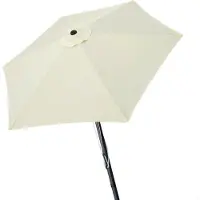 Aktive Aluminium Sekskantet Parasoll Med Uv-beskyttelse Og Dobbelt Trinsesystem 270 Cm 38 Mm 240 Cm