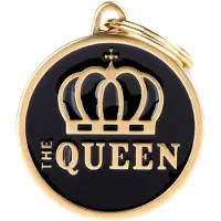 My Family Stort Id-merke For Kjæledyr ´the Queen´