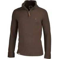 Härkila Vincent Merino Half Zip-genser Herre Demitasse brown M