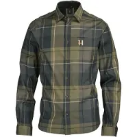 Härkila Akse L/S skjorte Herre Willow green check 3XL