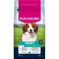 Eukanuba Premium Nutrition Adult Small & Medium Breed Lam & Ris - Sparepakke: 2 x 3 kg