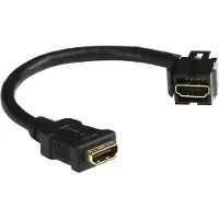 Schneider Electric HDMI keystone til HDMI hun forlængerkabel, HDMI V2.0, længde 20 cm