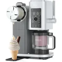 Ninja Creami Scoop & Swirl 13‑i‑1 softis‑ og iskremmaskin med 2‑beholderpakke i Sølv | NC701EU | va SharkNinja