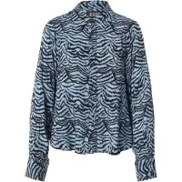 Scotch & Soda Printed Relaxed Fit Skjorte Med Lange Ermer
