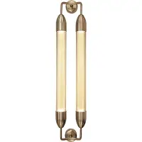 UMAGE Lemon Squeeze vegglampe, 1 lyskilde, L 94 cm, stål
