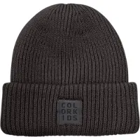 Color Kids Lue - Ull/Akryl - Strikk - Fantom - - 54 cm - Lue