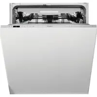 Whirlpool WIC 3C26 F - Oppvaskmaskin - innebygd - Nisje - bredde: 60 cm - dybde: 56 cm - høyde: 82 cm - sølv