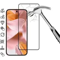 Mtp Products Google Pixel 10 Pro XL Full Cover Beskyttelsesglass - Svart Kant