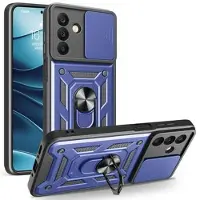 Mtp Products Samsung Galaxy A26 Hybrid-deksel med Roterende Ring med Kameraskjold - Blå