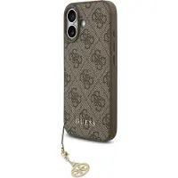 GUESS iPhone 17 4G Charm Hybrid-deksel - MagSafe-kompatibel - Brun