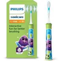 Philips Sonicare For Kids For Kids HX6352/11 Sonic elektrisk tannbørste, Barn, Sonik tannbørste, 62000 bevegelser per minutt, Akva, 62000 bevegelse...
