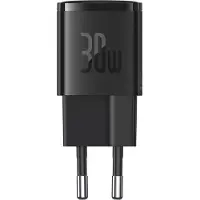 Baseus Cube Pro 30W USB-lader med USB-C og GaN-teknologi - Svart