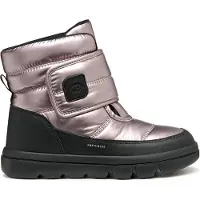 Geox Vintersko - Tex - J Willaboom B ABX C - Lilac/Black - - 34 - Vinterstøvler