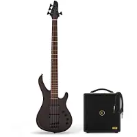 G4M 878 Bass Guitar Walnut Stain & Eden Orbiter 8 Combo Amp