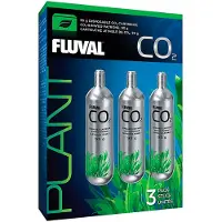 Fluval Co2-trykksette Engangskassetter 88g 3 Enheter