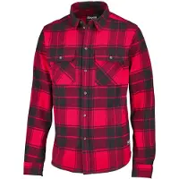 Bergans Nordmarka Flanellskjorte Herre Red/Black Check M