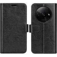 Mtp Products Xiaomi Redmi A3 Lommebok-deksel med Magnetisk Lukning - Svart