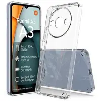 Mtp Products Xiaomi Redmi A3x Ripebestandig Hybrid-deksel - Gjennomsiktig