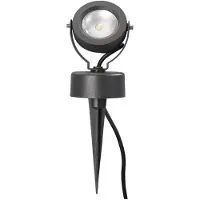 LUCANDE utendørs LED-spot Gavin, 33 cm, antrasitt, aluminium