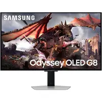 Samsung Odyssey OLED G8 S32DG802SU - G80SD Series - OLED-skjerm - Smart - gaming - 32" - 3840 x 2160 UHD @ 240 Hz - 250 cd/m² - 1000000:1 - HDR10 -...