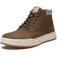 Timberland for man. TB0A69FNW071 Maple Grove Leather Sneakers dark brown (41.5), Flat, Laces, Casual