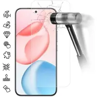 Mtp Products Honor 400 Smart 5G/4G/X7d 4G Beskyttelsesglass - 9H - Case Friendly - Gjennomsiktig