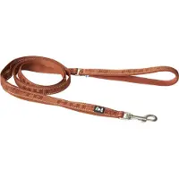 Hurtta Casual reflective leash ECO, 180 cm/20 mm, cinnamon