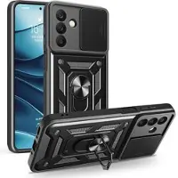 Mtp Products Samsung Galaxy A26 Hybrid-deksel med Roterende Ring med Kameraskjold - Svart