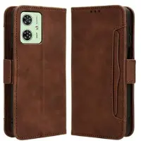 Mtp Products Motorola Moto G54 Lommebok-deksel med Kortholder - Brun