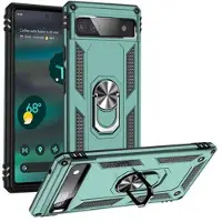 Mtp Products Google Pixel 6a Hybrid-deksel med Metall Stativ - Grønn
