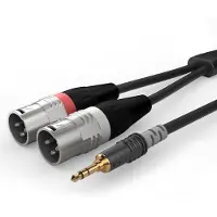 Sommer cable HBA-3SM2-0300 Audio Adapterkabel [1x XLR-stik 3-polet - 1x Jackstik 3,5 mm] 3.00 m Sort