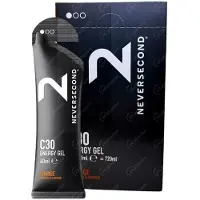 Neversecond C30 Boks Med Energigeler Appelsin 60ml 12 Enheter