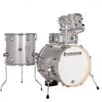 Ludwig Breakbeats 16 4-Deler Sargpakke Silver Sparkle