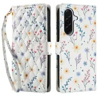Mtp Products Samsung Galaxy A17/A26 Rombisk blomsterlommebok-etui - fargerike blomster