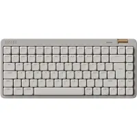 Lofree Flow Lite84 - Tastatur - 75% - bakgrunnsbelyst - trådløs - 2.4 GHz, Bluetooth 5.4, USB-C - tastsvitsj: Lofree x Kailh POM - marmor