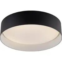 Schöner Wohnen LED-taklampe TAVOLI, svart, Ø 29 cm, metall, CCT, dimbar