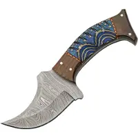 Damascus Small Hunter Blue