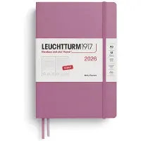 Adlibris Daily Planner 2026 A5 Dusty Rose Leuchtturm1917