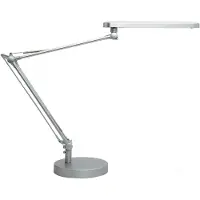 Unilux Mambo - Skrivebordslampe - LED-lyspære - klasse A+ - 4000 K - metallgrå