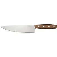 Fiskars kniv i rustfritt stål/tre