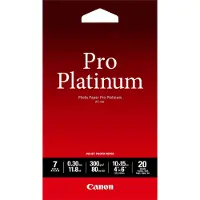 Canon Photo Paper Pro Platinum - 100 x 150 mm - 300 g/m² - 20 ark fotopapir - for PIXMA iP3600, MP240, MP480, MP620, MP980