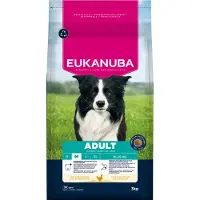 Eukanuba Premium Nutrition Adult Medium Breed Kylling - 3 kg