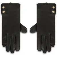 Ralph Lauren for woman. 454833083001 Black leather gloves (L), Casual