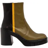 Art for woman. 1197411VJ003_0MU Multicolour 1974 Nappa leather ankle boots -Heel height: 9cm (36), 8 to 10 cm, Zip, Casual, Multicolor