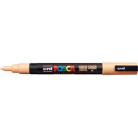 Uni-Ball 186529 Posca Fine Round Tip Salmon Tusjpenn 6 Enheter